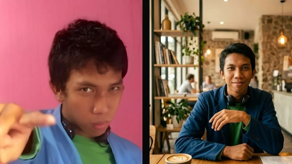 Prompt Foto Profil di Kafe